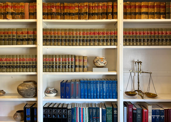 Scott Davidson- law books shelf